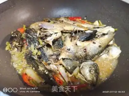 Make Dried fish with beans step 4