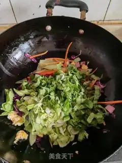 Make Beef and vegetable fried rice step 2