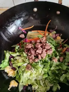 Make Beef and vegetable fried rice step 3