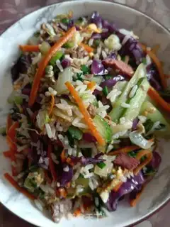 Make Beef and vegetable fried rice step 5