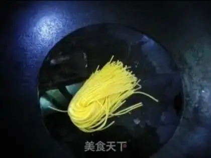 Make Fork noodles step 1