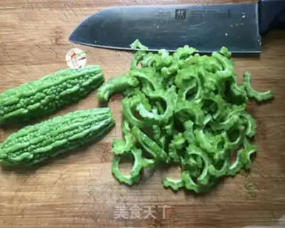Make A cold, bitter melon step 2
