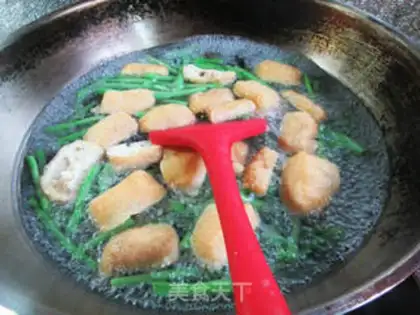 Make Blackwood oil and tofu step 2