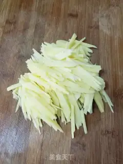 Make ♪ And cold potato silk ♪ step 0