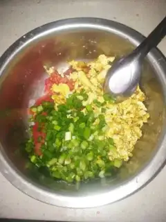 Make Tomato egg dumplings step 4