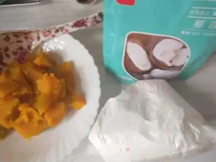 Make Pumpkin rice step 0