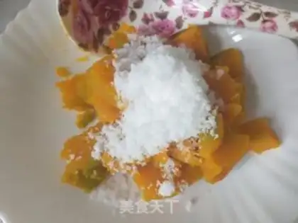 Make Pumpkin rice step 1