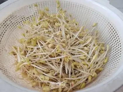 Make Clear the soybeans step 1