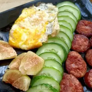 Make Cucumber sausage salad step 10