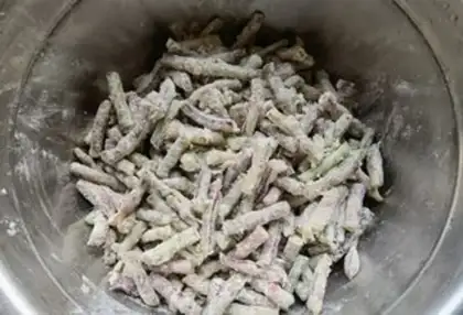 Make Garlic mashed beans step 5