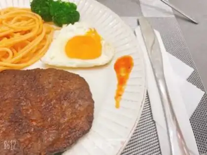 Make Black pepper steak pasta step 5