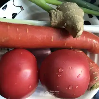 Make Tomato carrot beef step 1