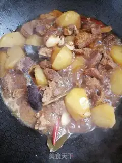 Make Potato-burning cow step 11