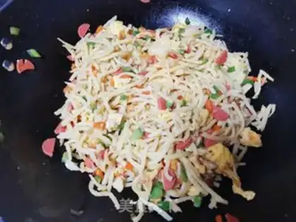 Make Fried potatoes step 8