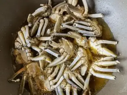 Make Beer spicy crabs step 5