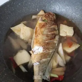 Make Sour radish and yellowfish step 17