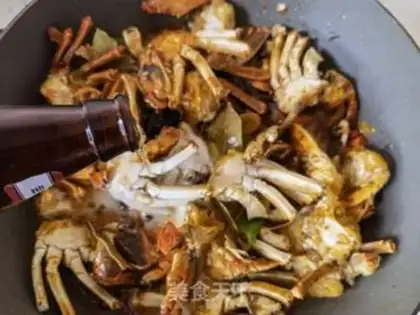 Make Beer spicy crabs step 18