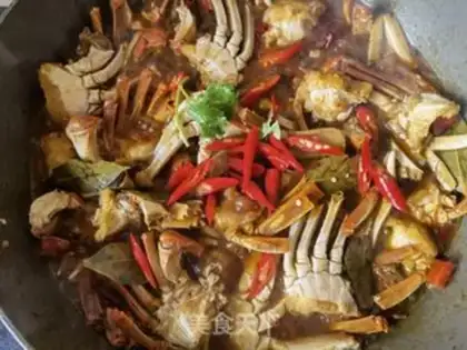 Make Beer spicy crabs step 20