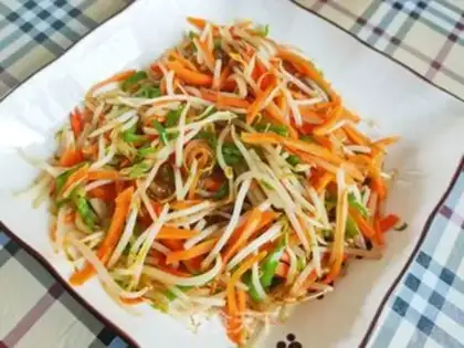 Make The bean sprouts step 13