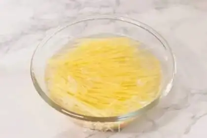 Make Sour potato sprouts step 1
