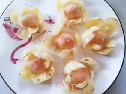 Make Lotus chicken step 1