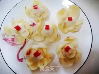 Make Lotus chicken step 2