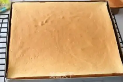 Make Sea salt cap cake roll step 12