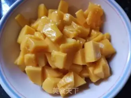 Make Mango balls step 1