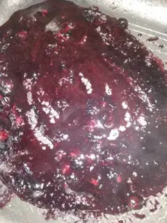 Make Blueberry sauce step 1