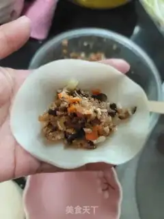 Make Pork mushroom dumplings step 4