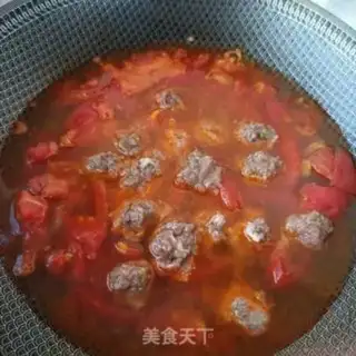 Make Beefball tomato soup step 9