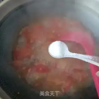 Make Beefball tomato soup step 11