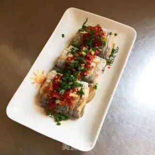 Make Pepper chopping steamed fish step 7