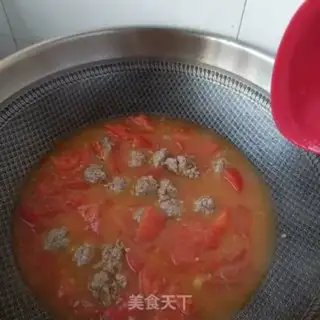 Make Beefball tomato soup step 13
