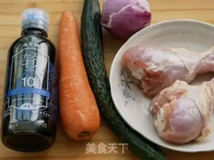 Make The cold hand tore the chicken step 0