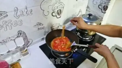 Make Tomato eggs, cat ears step 9