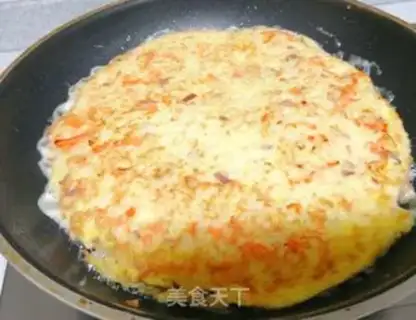 Make Rice eggcakes step 3