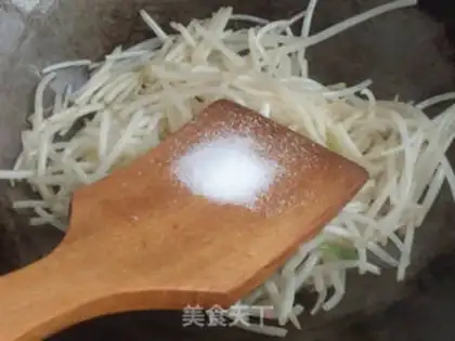 Make Cream and green bean step 5