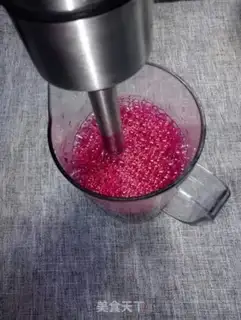 Make Peach and dragon juice step 2
