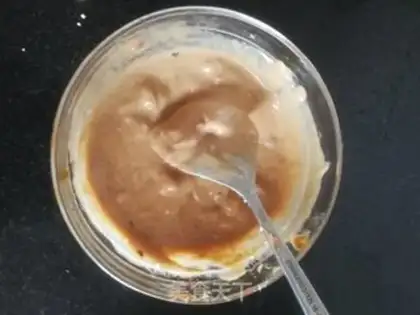 Make Sesame sauce and cabbage step 8