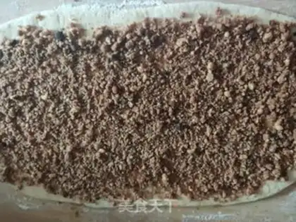 Make Red sugar walnut rolls step 11