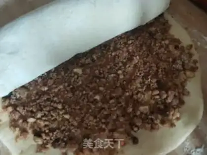 Make Red sugar walnut rolls step 12
