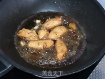 Make The chicken wings of the mountain beer step 4