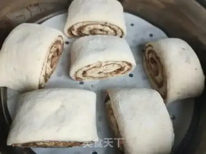 Make Red sugar walnut rolls step 16