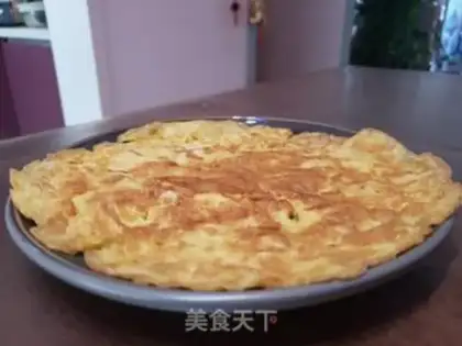 Make Egg pancakes step 7