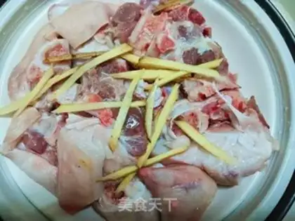 Make Garlic pig hoof step 0