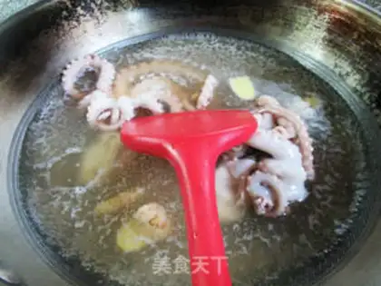 Make Octopus fried onions step 3