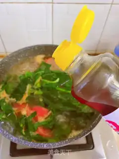 Make Pork liver spinach soup step 7