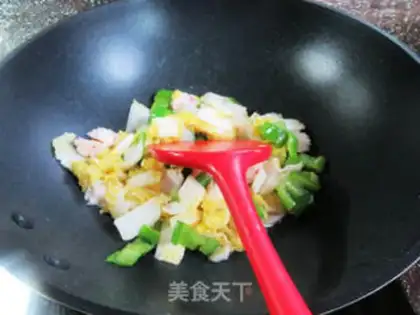 Make Cream shrimp-flavored dolls step 7