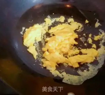 Make Soybeans and fried eggs step 3